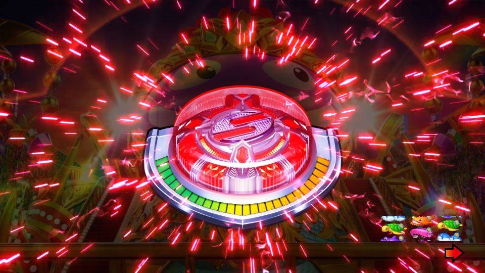 パチンコPギンギラパラダイス 夢幻カーニバルHCAのカーニバルチャレンジボタン画像